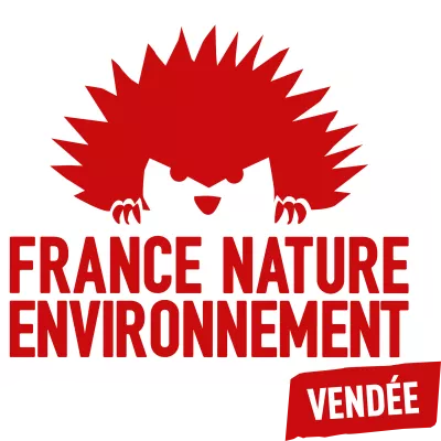 Logo de FNE 85, symbolisé par le hérisson rouge