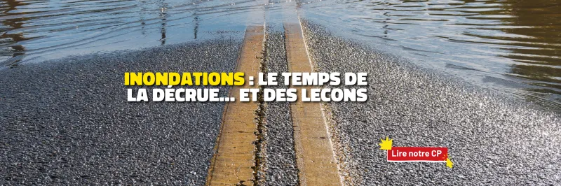 route inondée