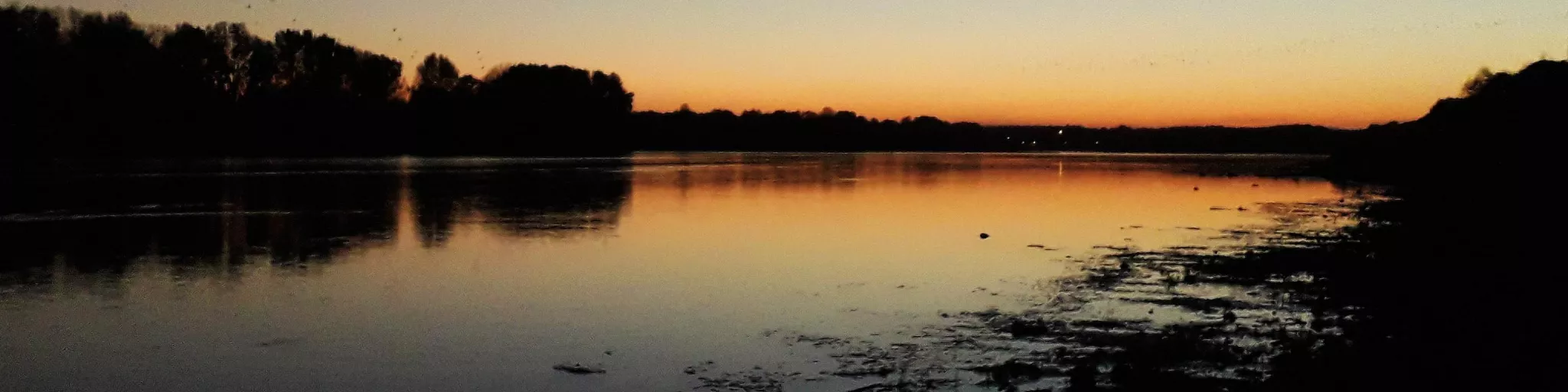 La loire au coucher du soleil
