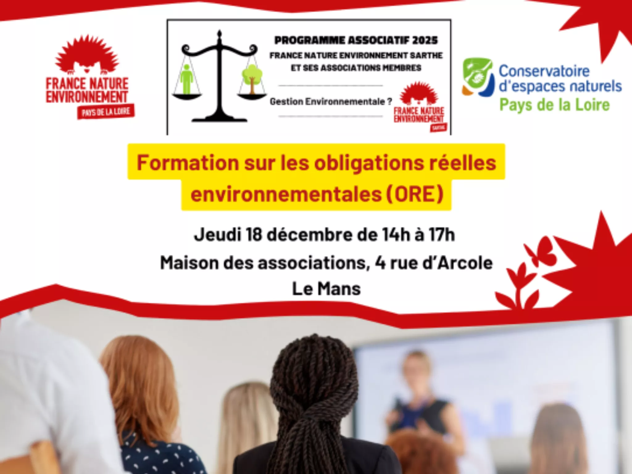 Formation juridique : Obligation Réelles Environnementales (ORE) - Le Mans (72)