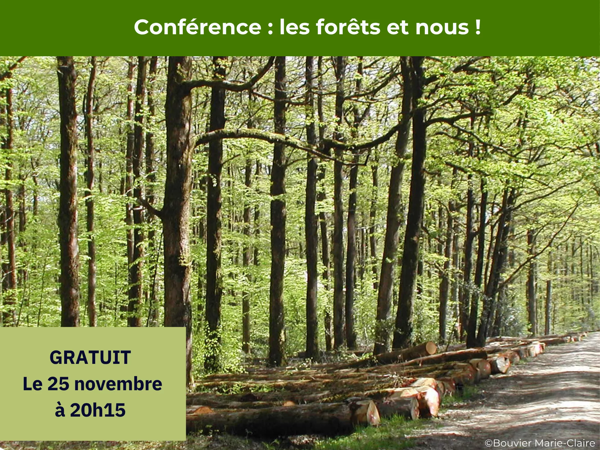Conférence : les forêts et nous ! - Saint-Herblain (44)