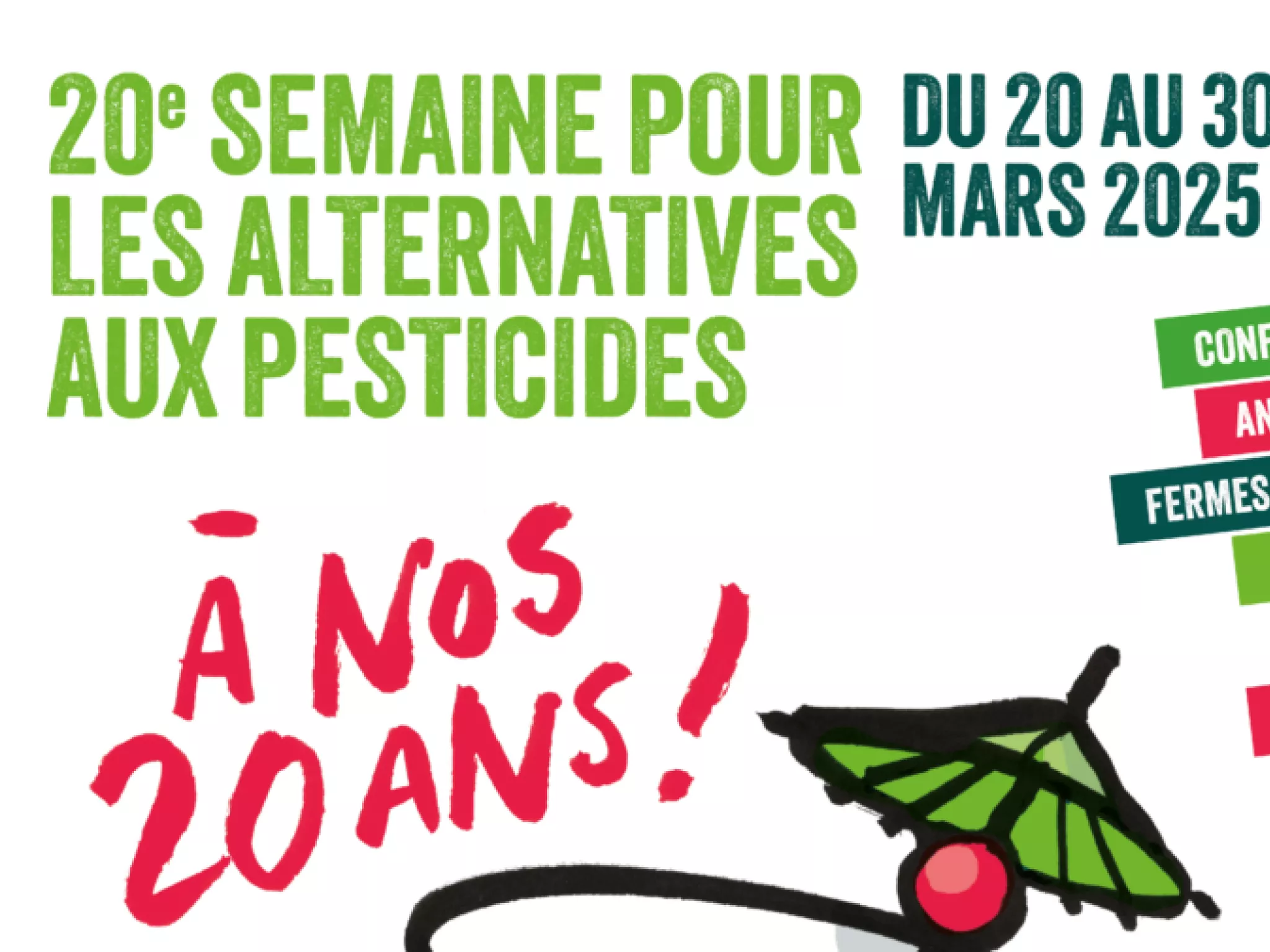 affiche des 20 ans de la SPAP