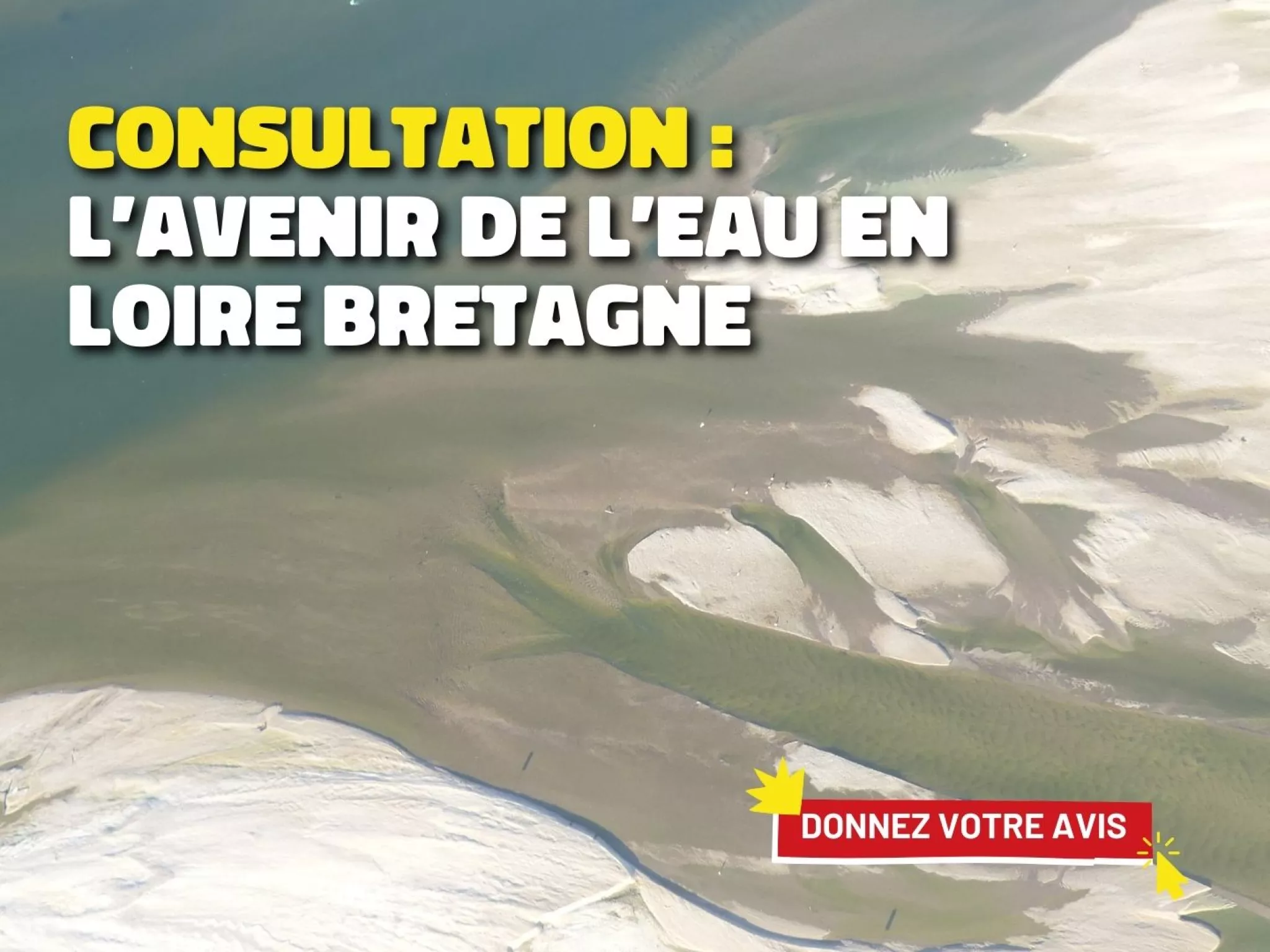 texte sur fond de la Loire et ses bancs de sable