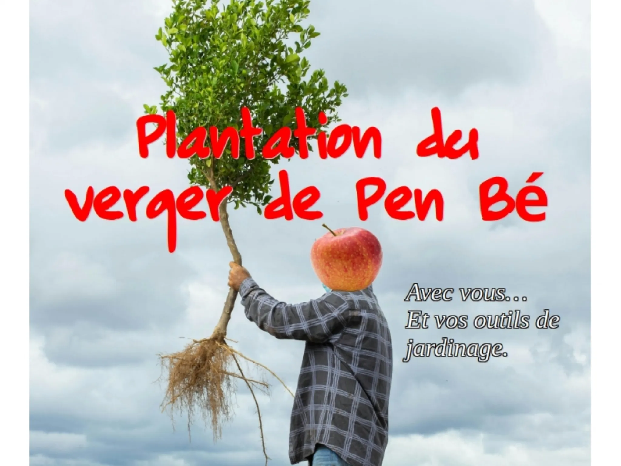 Plantation du verger de Pen Bé 