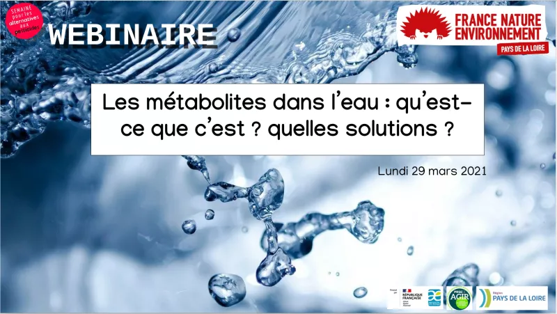 affiche du webinaire fond eau